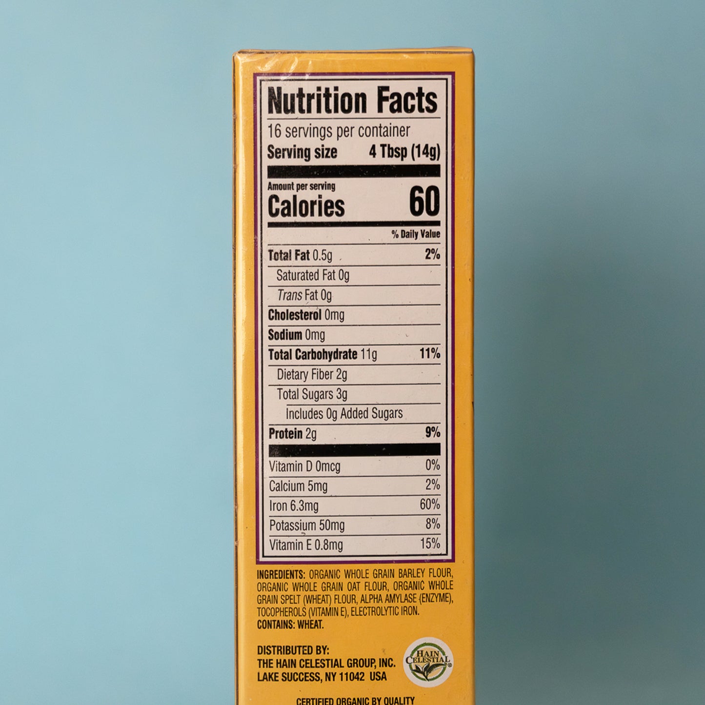 Earth’s Best Organic Cereal Multigrano Integral