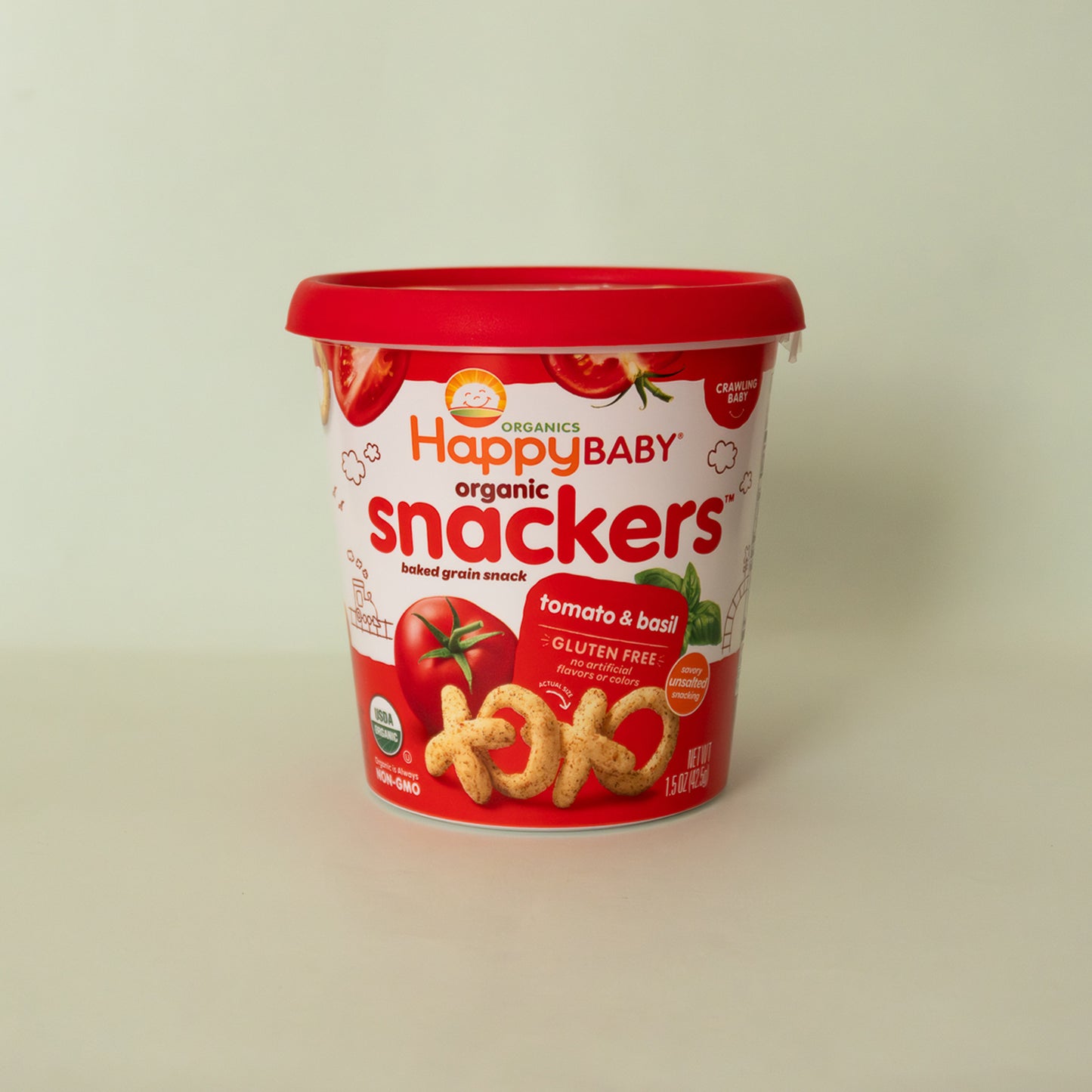 HappyBaby Snackers de manzana