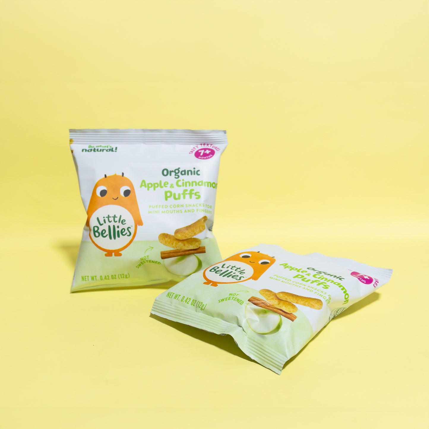 Little Bellies snacks de manzana y canela