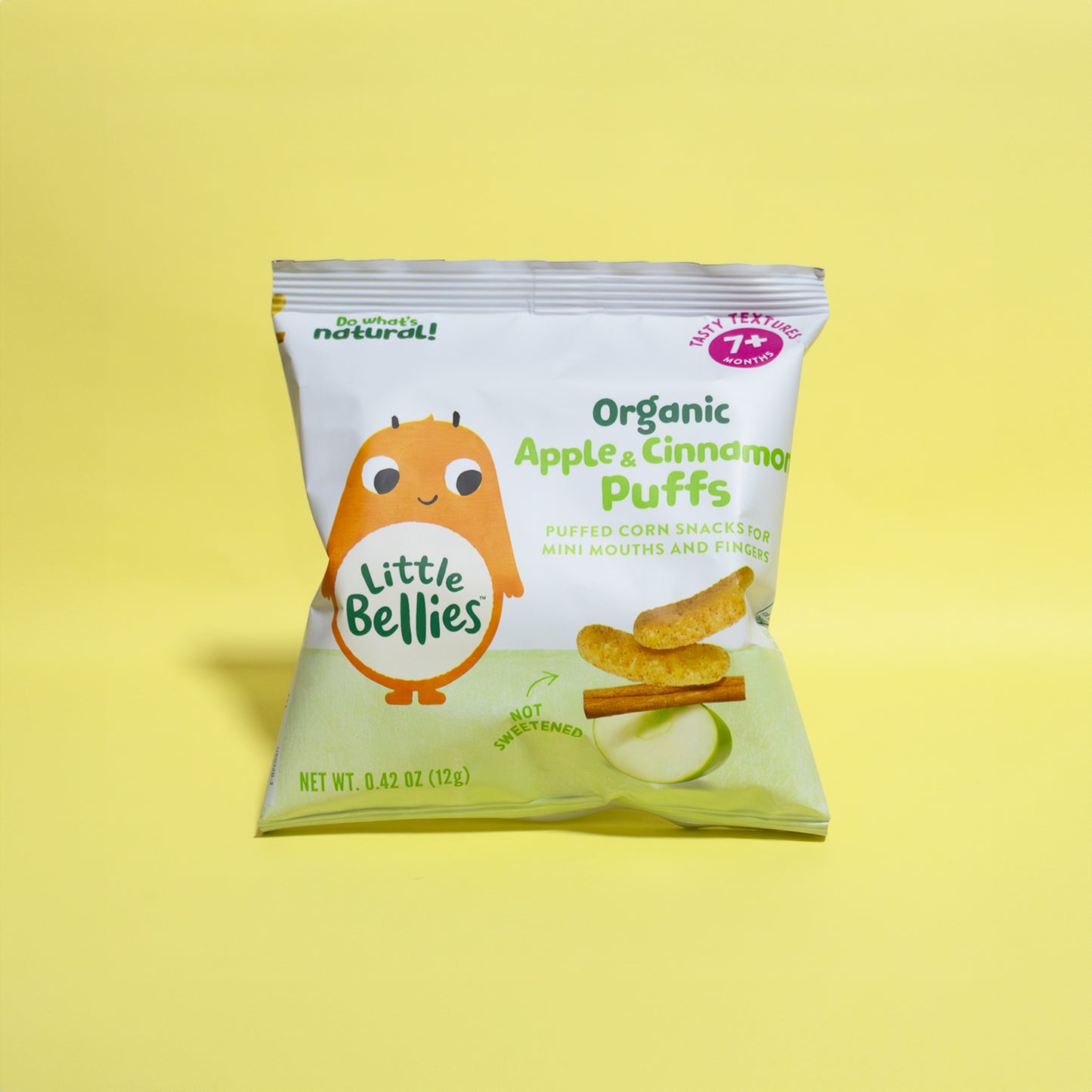 Little Bellies snacks de manzana y canela