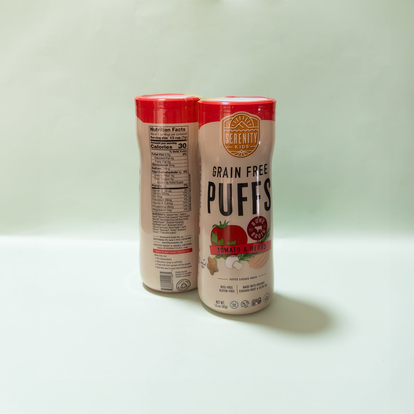 Serenity Kids snacks de tomate y hierbas