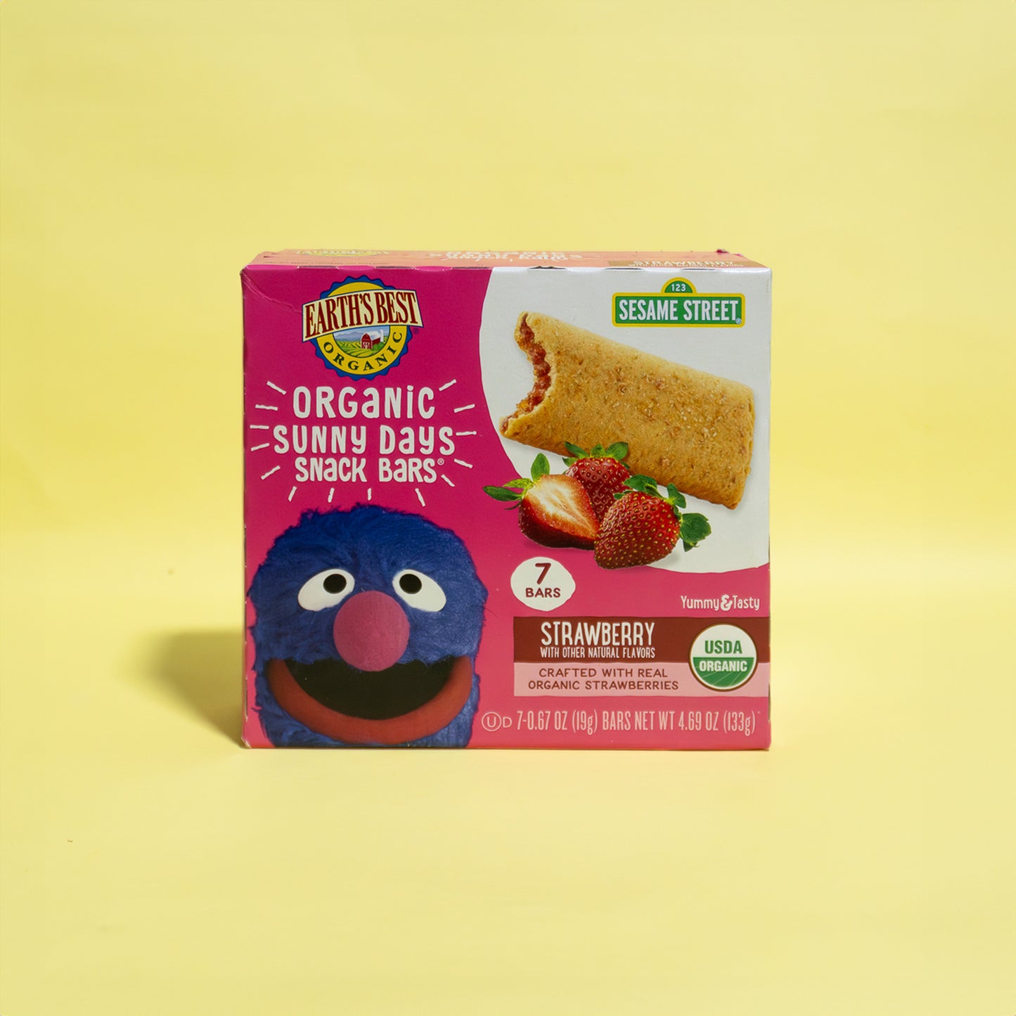 Sunny Days, barras de snack de fresa