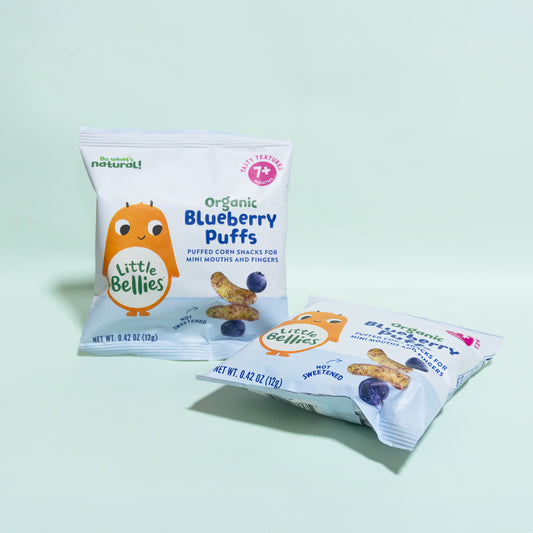 Little Bellies snacks de arándano