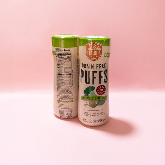 Serenity Kids snacks de brócoli y espinaca