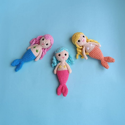 Sirenitas amigurumis
